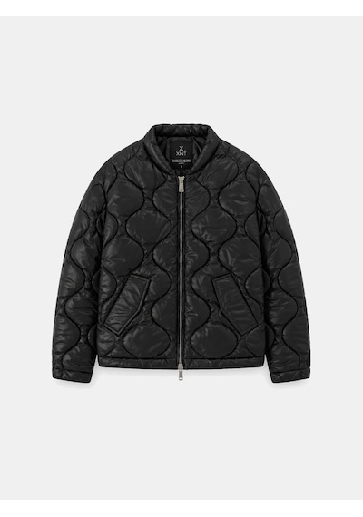 Siyah Formunu Koruyan Oversize Mont 290495