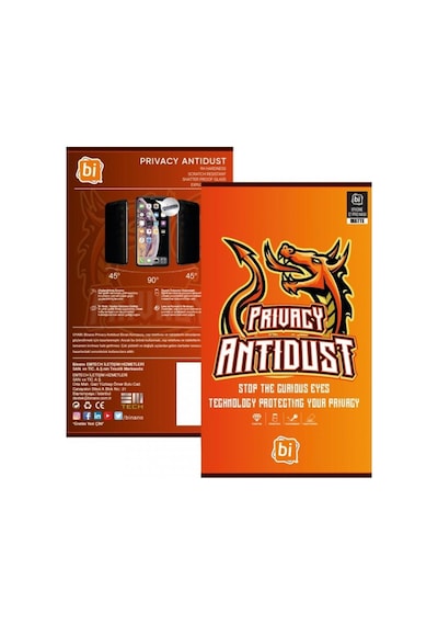Binano Prıvacy Antıdust Matte Apple Uyumlu   iPhone 12 Pro Max Ek