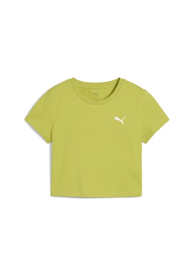 Puma Wardrobe Ess Baby Tee Kadın Tişört Yeşil