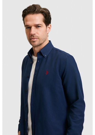 U.S. Polo Assn. U.s. Polo Assn. Erkek Lacivert Gömlek Basic 50324708-vr033