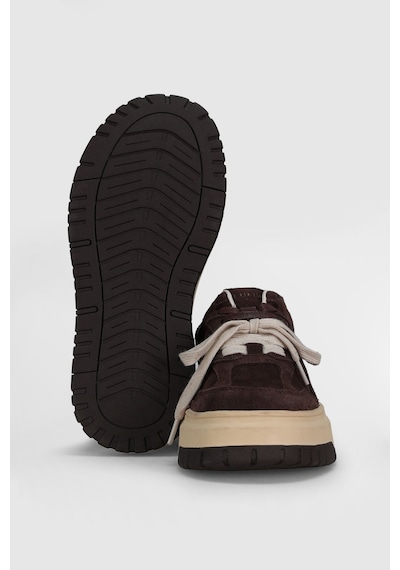 Lufian 122230039 Kay Deri Unisex Sneaker Ayakkabı Kahverengi