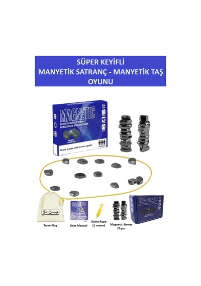 Süper Keyifli Manyetik Taş Oyunu - Mıknatıslı Satranç Oyunu, Mıknatıslı Taş Oyunu, Eğitici Masa Oyunu, Ve Mantıksal Düşünme Geliştirici, Ebeveyn-çocuk İletişimi, Gençler İçin Parti Oyunu