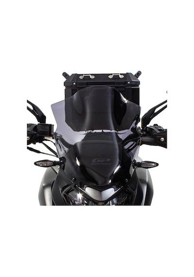 GP Kompozit Bajaj Dominar 250 / 400 2017-2024 Uyumlu Kısa Ön Cam Siyah 37 cm