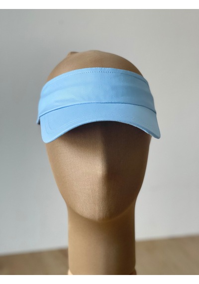 Aida Jewelss Pamuk Sporcu Koşu Tenis Vizör Şapka Arka Kısmı Ayarlanabilir Unisex Vizör Şapka Krem.