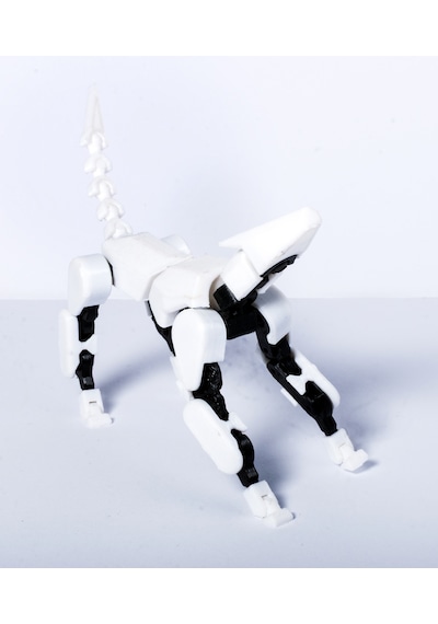 Koleksiyon Serisi Robot Figür Ve Robot Köpek Seti Hareketli Ve Eklemli İkili Figür