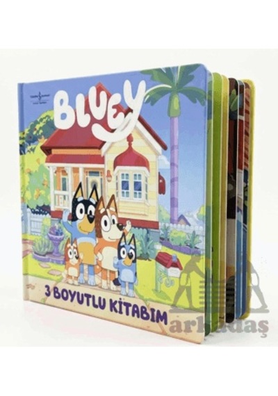 Bluey 3 Boyutlu Kitabım İş Bankası Kültür Yayınları