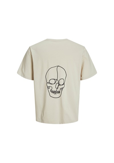 Jack & Jones Jjbrown Erkek T-shirt 12271365 Moonbeam