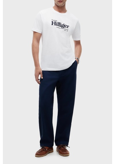 Tommy Hilfiger % 100 Pamuk Regular Fit Bisiklet Yaka T Shirt Erkek T Shirt Mw0mw43448 Ybr Beyaz Tommy Hilfiger % 100 Pamuk Regular Fit Bisiklet Yaka T Shirt Erkek T Shirt Mw0mw43448 Ybr Beyaz