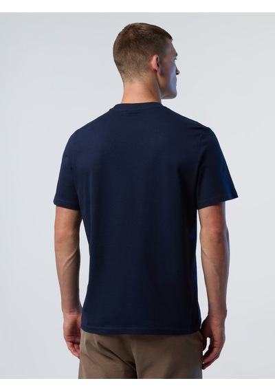 North Sails Basic Logolu Erkek T-shirt-33354 Lacivert