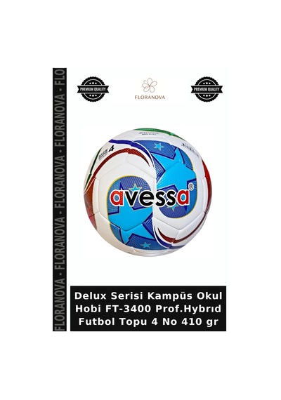 Delux Serisi Kampüs Okul Hobi Ft-3400 Prof.hybrıd Futbol Topu 4 No 410 Gr Çok Renkli