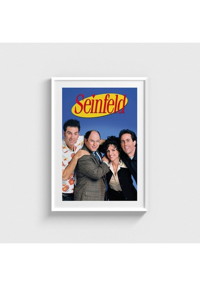 Seinfeld Dizi Posteri Tablo Çerçeveli Poster Duvar Dekorasyonu Beyaz Çerçeveli Tablo Beyaz Çerçeveli Tablo Dn11d468beyaz