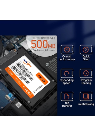 Walram Ssd 512gb 2.5 Sata3 120gb 240gb 128gb 256gb 480gb 500gb Sabit Disk Hdd 480gb 1
