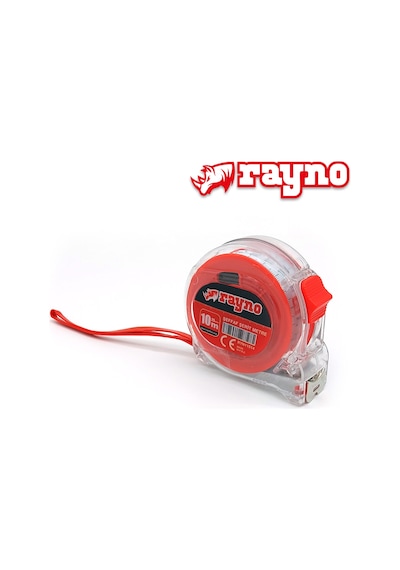 Rayno Şeffaf Şerit Metre 10m X 25mm - 11514 10