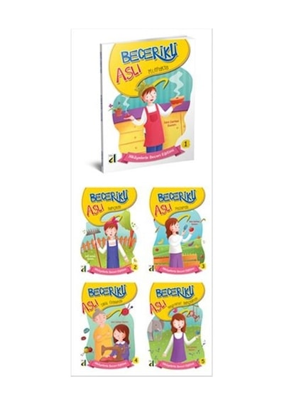 Becerikli Aslı 5 Kitap - Damla Yayınevi