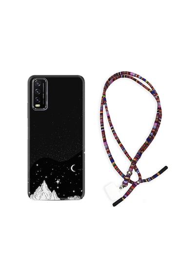 Vivo Y11S Kılıf Rasta Boyun Askılı Mountain 1827