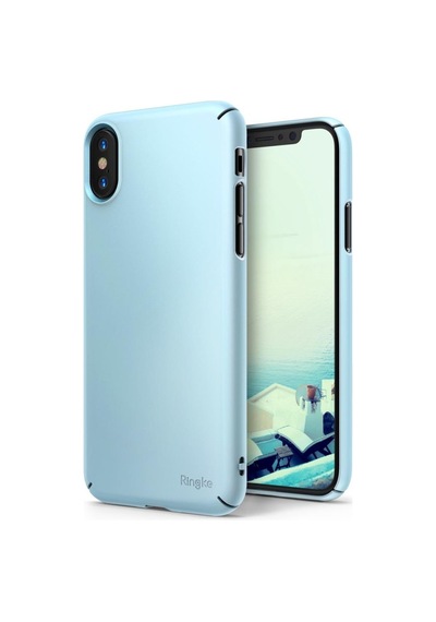 Ringke Slim Apple Uyumlu iPhone X İle Kılıf Sky Blue