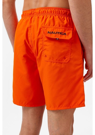 Nautica Erkek Regular Fit Mayo Şort - Turuncu Turuncu