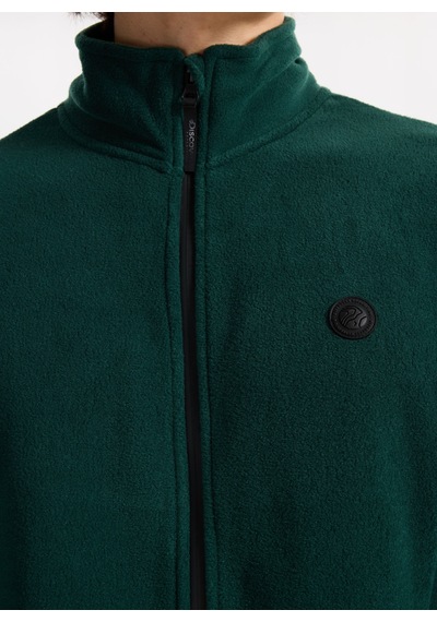Discovery Expedition D5wm-swt3301 Yeşil Dik Basic Erkek Polar Sweatshırt Koyu Yeşil