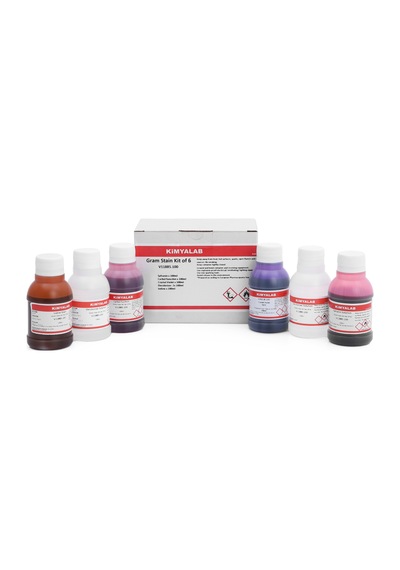 Gram Boyama Set  Kristal Violet Safranin İyodin Decolorizer