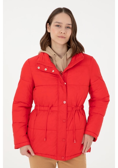 U.s. Polo Assn. Kadın Kırmızı Kaban 50291304-vr030 Kırmızı