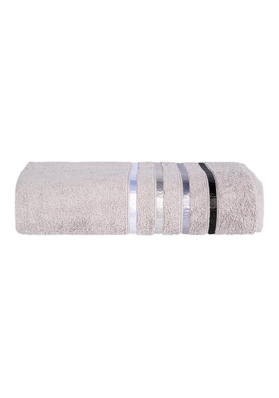Banyo Havlusu Tekli Pamuk Bale Gri