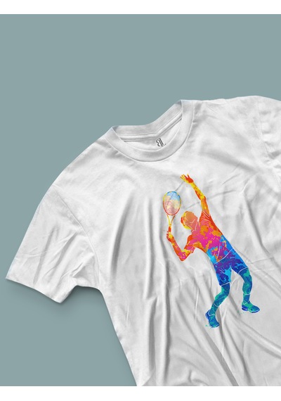 Fnbx Roger Federer Color Tennis T-shirt Beyaz