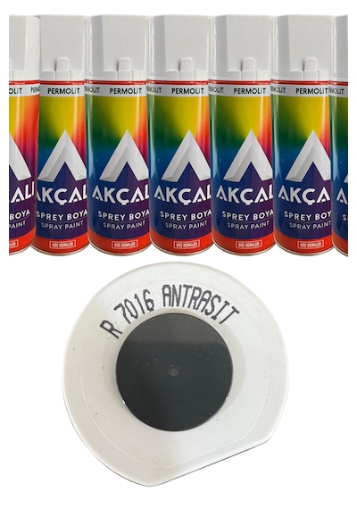 Sprey Boya Akçalı Alüminyum,ahşap,plastik,demir,metal Sprey Boyama 400 Ml 7016 Antrasit