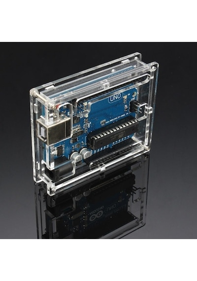 Robotistan Arduino Uno R3 Pleksi Kutu - Plexi Box For Arduino