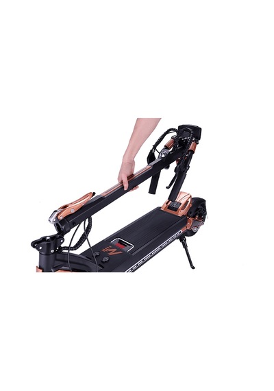 Mukuta 8 Plus 1200 W 70 Km Menzil Elektrikli Scooter Siyah Bakır Siyah, Bakır
