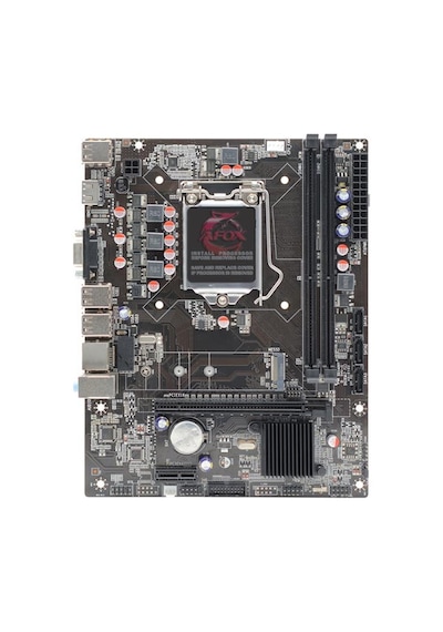 Afox Ih61-ma5-v6 H61 2xddr3 Vga+hdmı 1x Lan 1x M.2 Nvme Gen3 1155 Pın Anakart