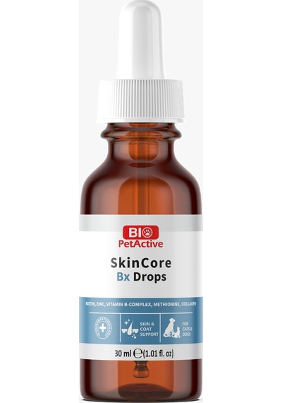 Bio Petactive Skincore Bx Drops Kedi Ve Köpek İçin Deri Ve Tüy Destekleyici Damla 30 Ml.