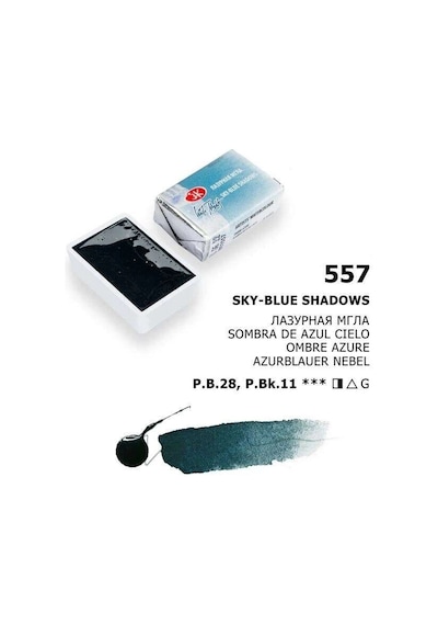 St. Petersburg White Nights Tam Tablet Sulu Boya 557 Sky Blue Shadows Çok Renkli