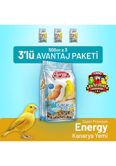 Kanarya Yemi 500 G - 3 Adet