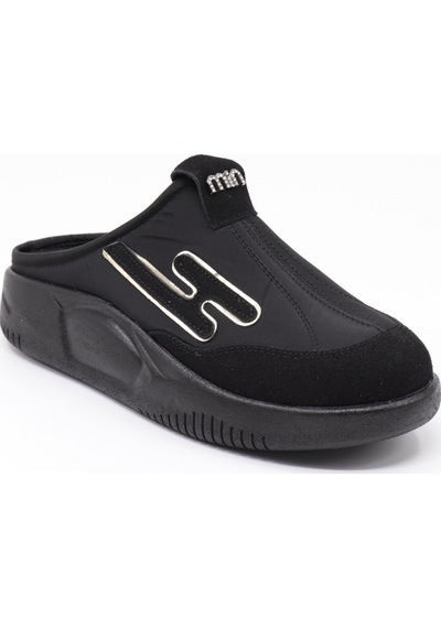 Nesilshoes Nesil Shoes Conf 222 Siyah Anatomik Kadın Sabo Terlik