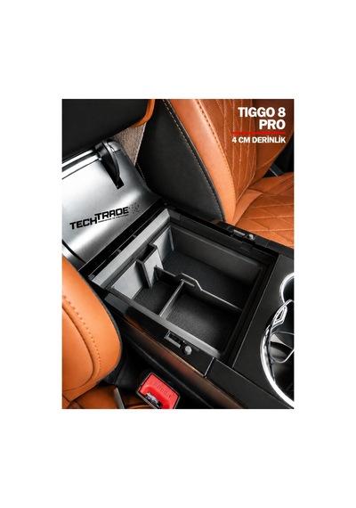 Chery Tiggo 8 Pro Kolçak Organizer 4 Cm Derinlik -3 Bölmeli Avantgarde Modellere Uyumlu Değildir