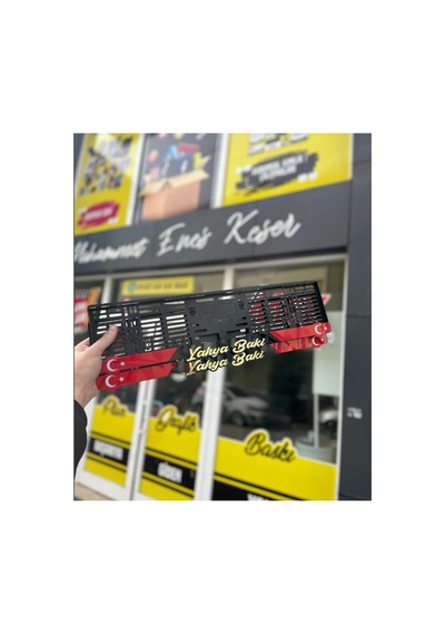 Ay Yıldız Model İsime Özel Pleksi Plakalık - 663886747