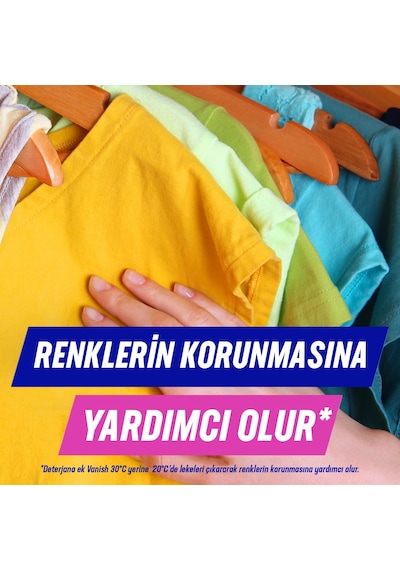 Vanish Oxi Action Renkliler İçin Deterjan ve Leke Çıkarıcı Sıvı 1 L