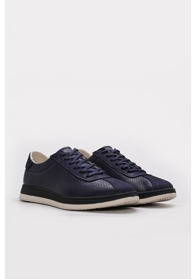 Fast Step Hakiki Deri Erkek Casual Ayakkabı 951ma400 Lacivert
