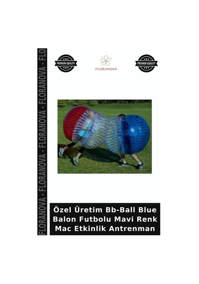 Özel Üretim Bb-ball Blue Balon Futbolu Mavi Renk Mac Etkinlik Antrenman