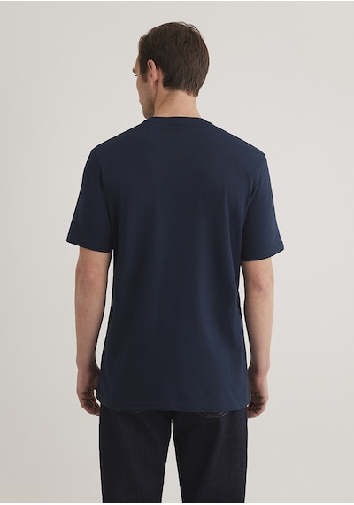 Mavi İstanbul Baskılı Lacivert Erkek T-shirt M067114-34319 Lacivert