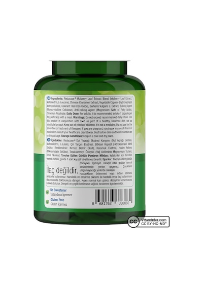 Natures Supreme Reducose Mulberry Glc Complex 30 Kapsül Aromasız