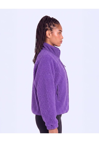 Kappa Authentic Crete 2 Kadın Mor Regular Sherpa Mont