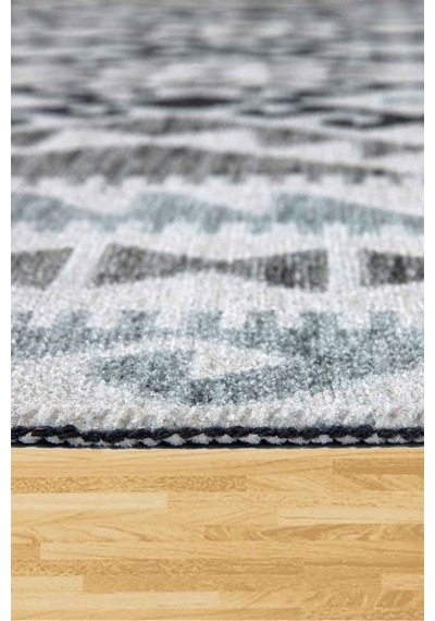 Valencıa-1510 Kaymaz Taban Dekoratif Modern Yıkanabilir Kolay Temizlenen Salon Balkon Mutfak Halısı Kilim Yolluk