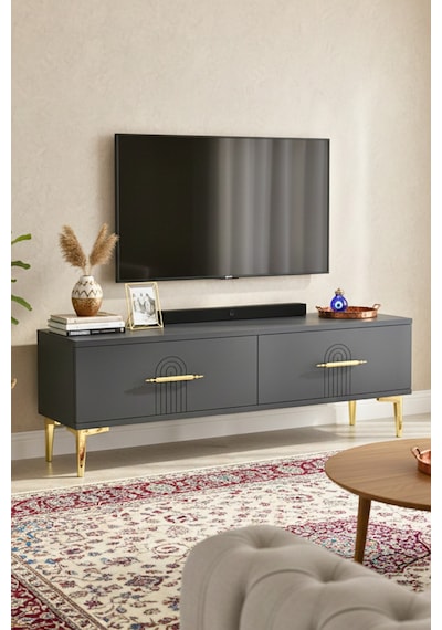 Tsa1215a - İdatv120 Tv Stand, Tv Sehpası Antrasit 120cm