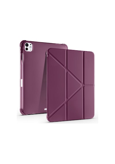 İpad Air 11 2025 M3 Kılıf Tri Folding Kalem Bölmeli Standlı Kılıf Kapaklı Kılıf