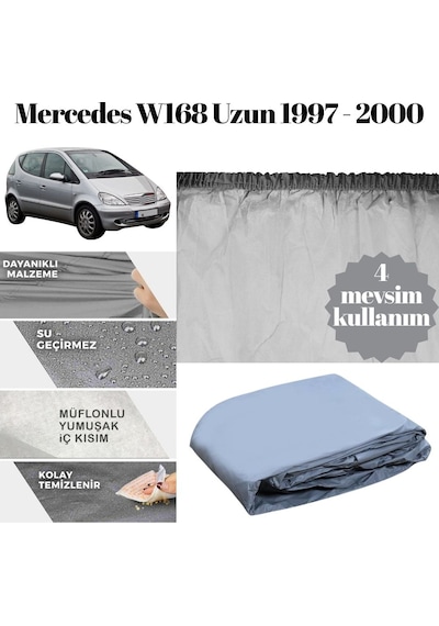 Guard Branda Mercedes A-serisi W168 Uzun Kasa 1997 1998 1999 2000 Uyumlu Pvc %100 Su Geçirmez 4 Mevsim Kullanım