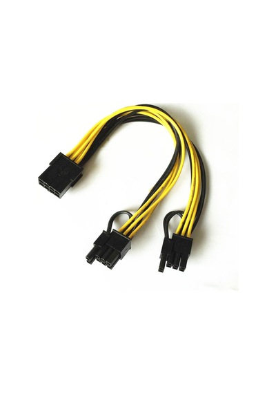 8 Pin - 2X 8 Pci Pin Çevirici Power Gpu Çoklayici