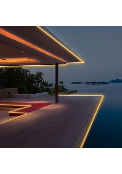 UpWay Güneş Enerjili Solar Aydınlatma RGB 3 Metre Silikonlu Şerit LED Ev Bahçe Süsleme Dekor