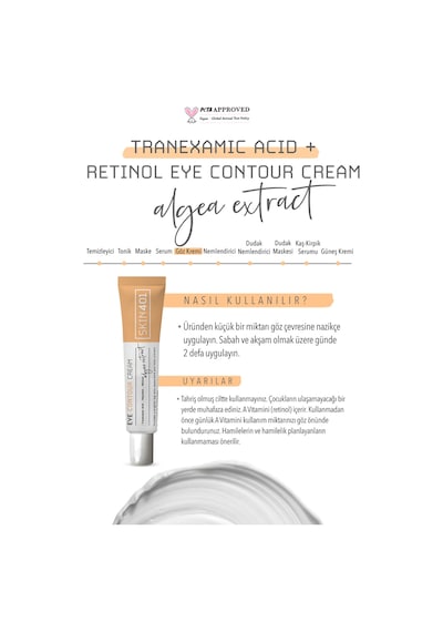 Skin401 Göz Çevresi Retinol Bakım Kremi 20ml