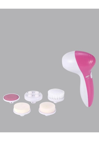 5 Başlıklı Yüz Masaj Aleti Cilt Temizleme, Peeling, Siyah Nokta Ve Gözenek Bakımı -